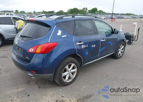 2009 Nissan Murano Sl из США, поврежденный, VIN JN8AZ18U49W102388